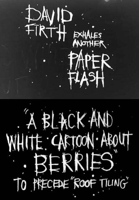A Black and White Cartoon About Berries