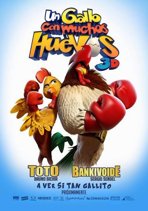 Un gallo con muchos huevos