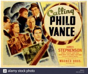 Calling Philo Vance