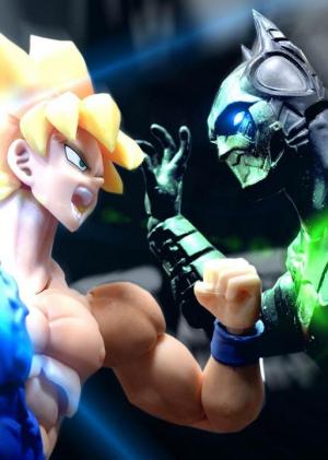 Dragon Ball Stop Motion: Goku Vs Batman (C)