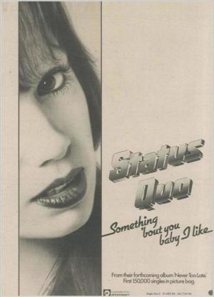 Status Quo: Something 'Bout You Baby I Like (Vídeo musical)
