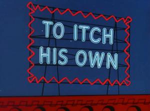 Con su propia picazón (C)